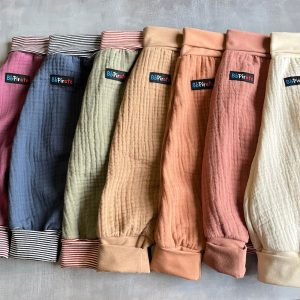 La matière gaze de coton - motif et uni