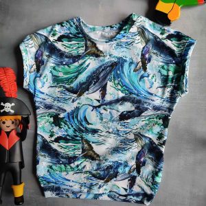 La matière jersey bio à motif